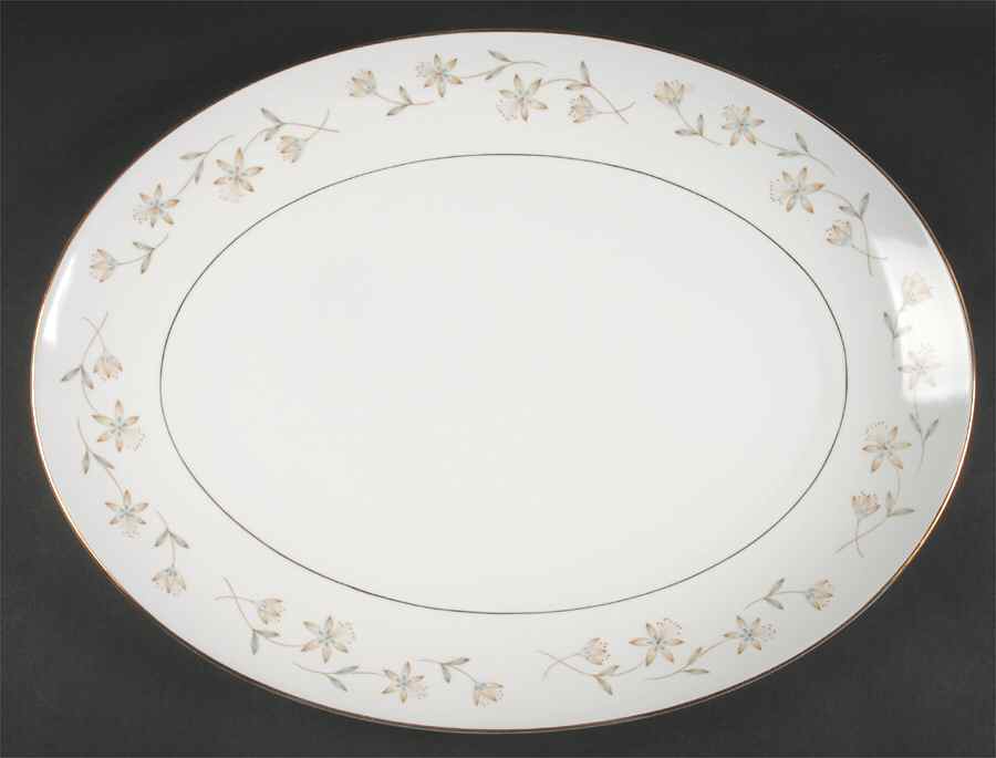 Jean 16" Oval Serving Platter by Mikasa-1