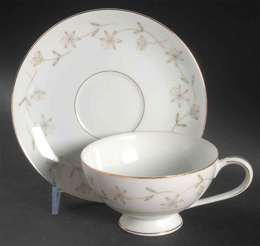 Jean Footed Cup & Saucer Set by Mikasa-1