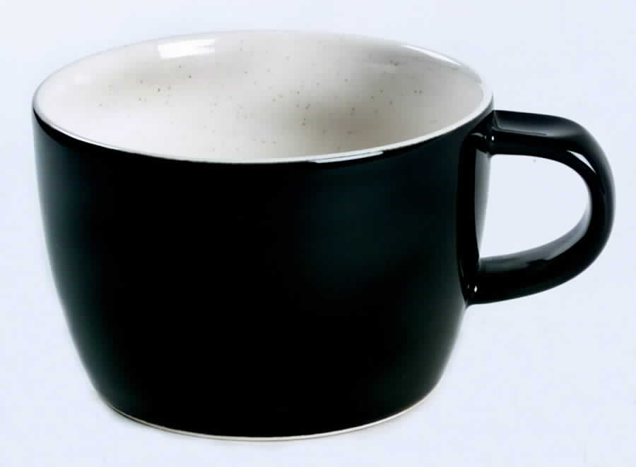 Jet Black Flat Cup by Mikasa-1