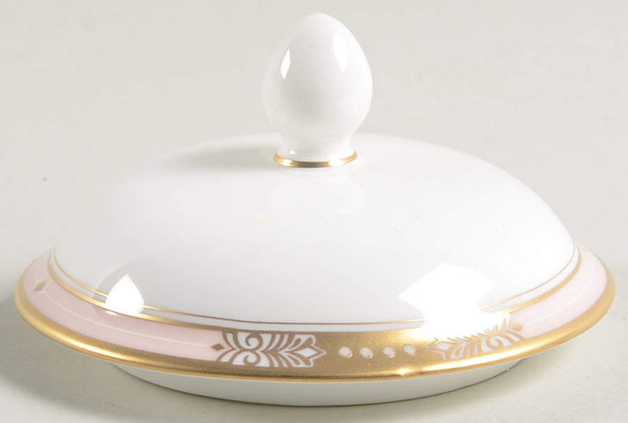 Jeweltone Peach Lid for Sugar Bowl by Mikasa-1