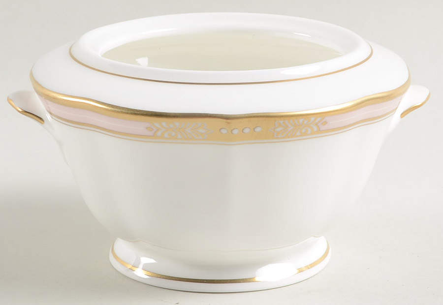 Jeweltone Peach Sugar Bowl No Lid by Mikasa-1