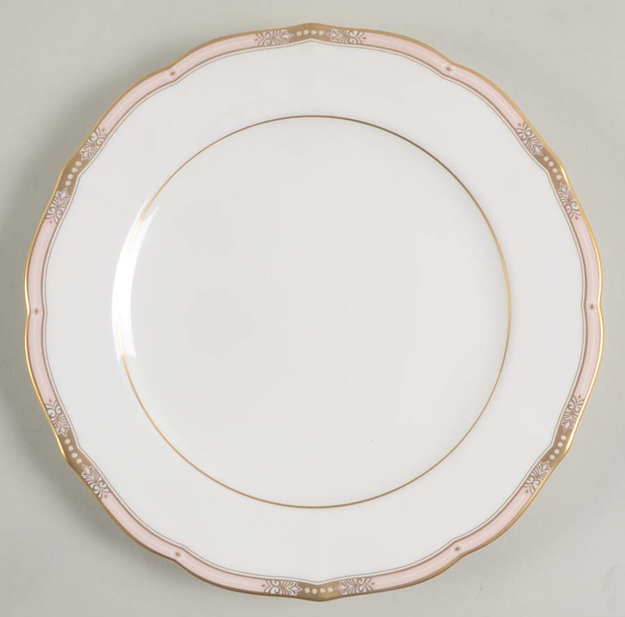 Jeweltone Peach Salad Plate by Mikasa-1