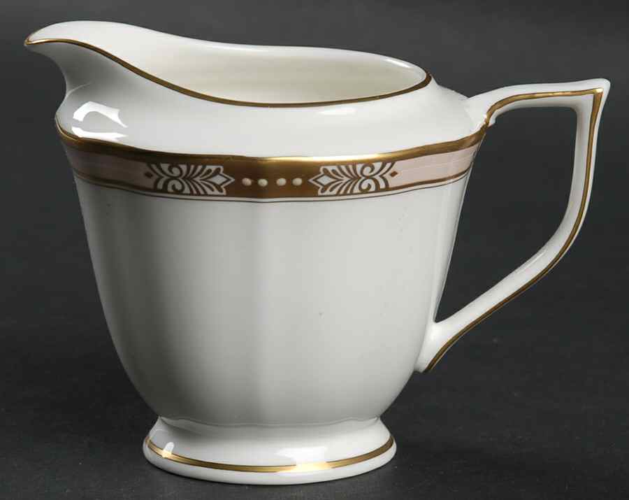 Jeweltone Peach Creamer by Mikasa-1