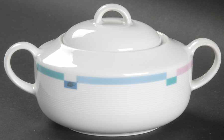Jet Set Sugar Bowl & Lid by Mikasa-1