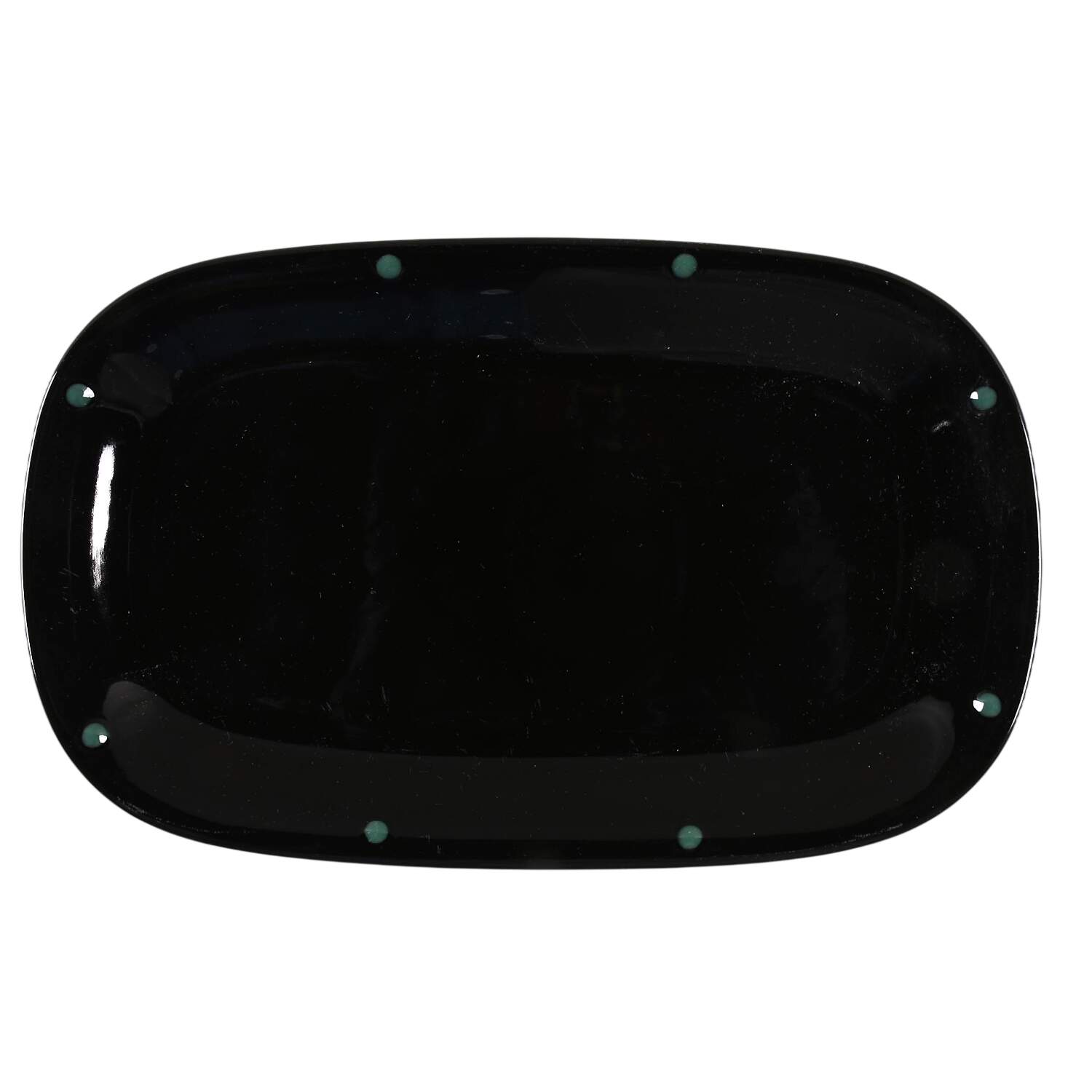 Jet Stone Green Relish/Butter Tray by Mikasa-1