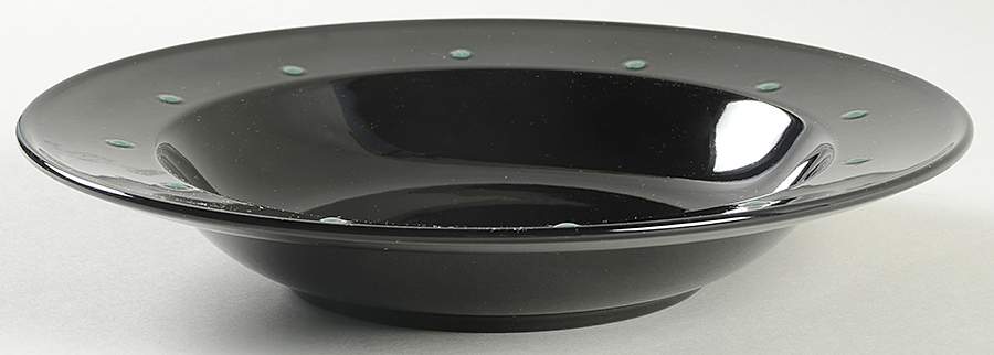 Jet Stone Green Large Rim Soup Bowl by Mikasa-1