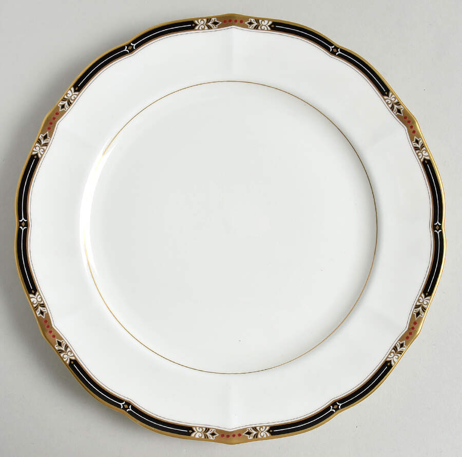 Jeweltone Black Dinner Plate by Mikasa-1