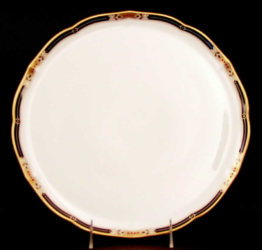 Jeweltone Black Cake Plate by Mikasa-1