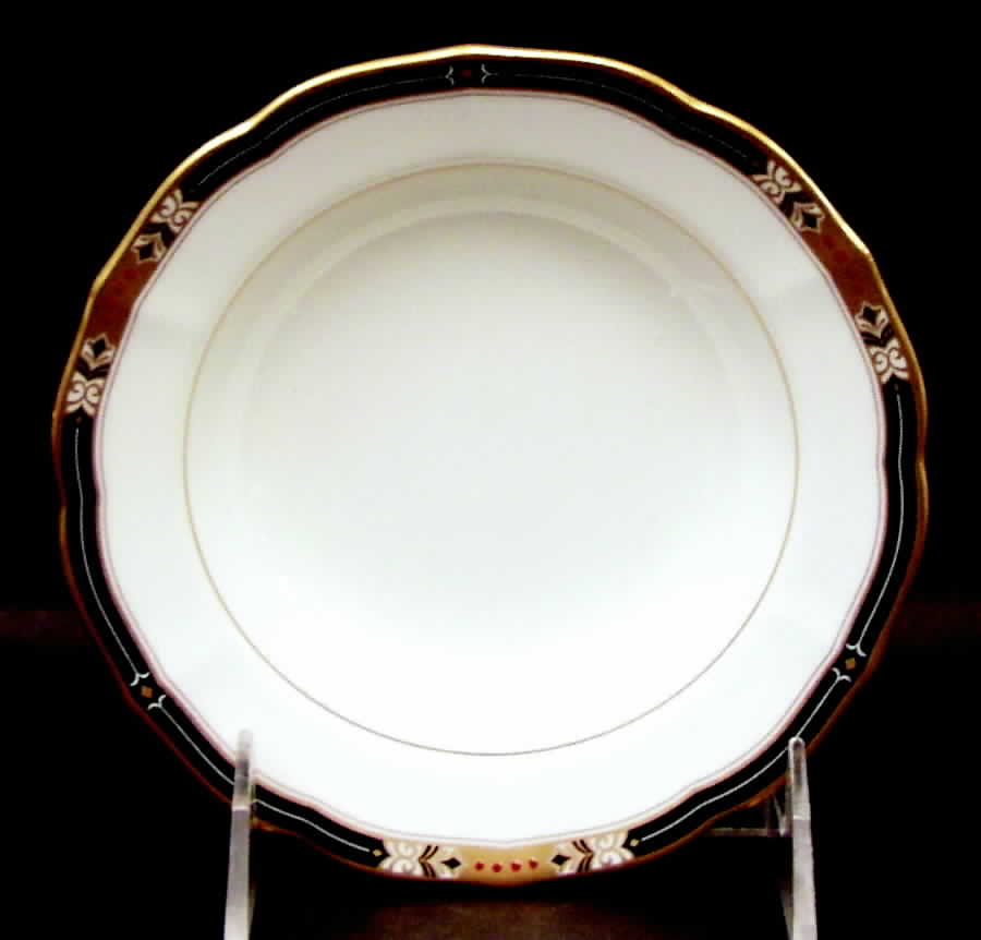 Jeweltone Black Rim Fruit/Dessert (Sauce) Bowl by Mikasa-1