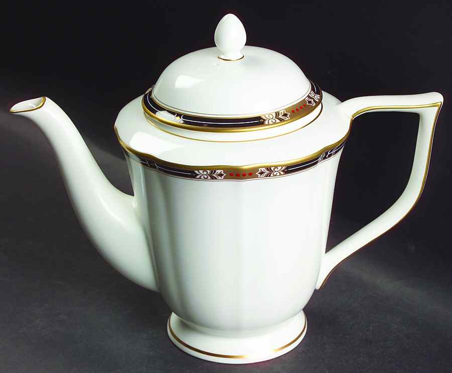 Jeweltone Black Coffee Pot & Lid by Mikasa-1