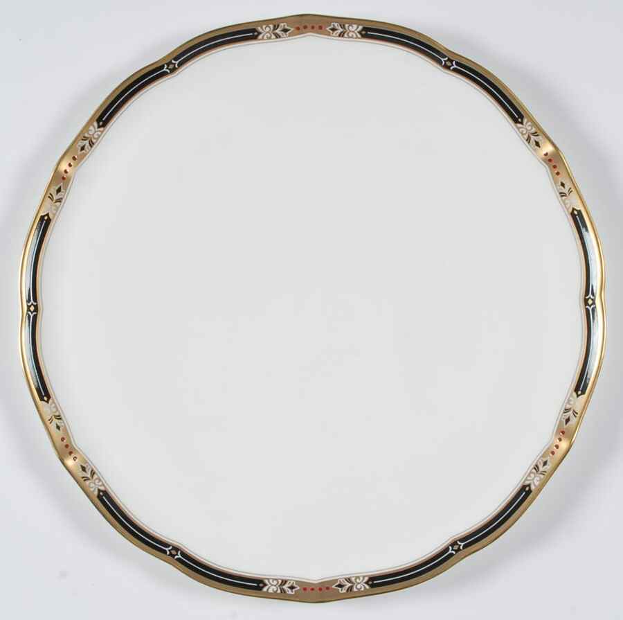 Jeweltone Black 12" Chop Plate (Round Platter) by Mikasa-1