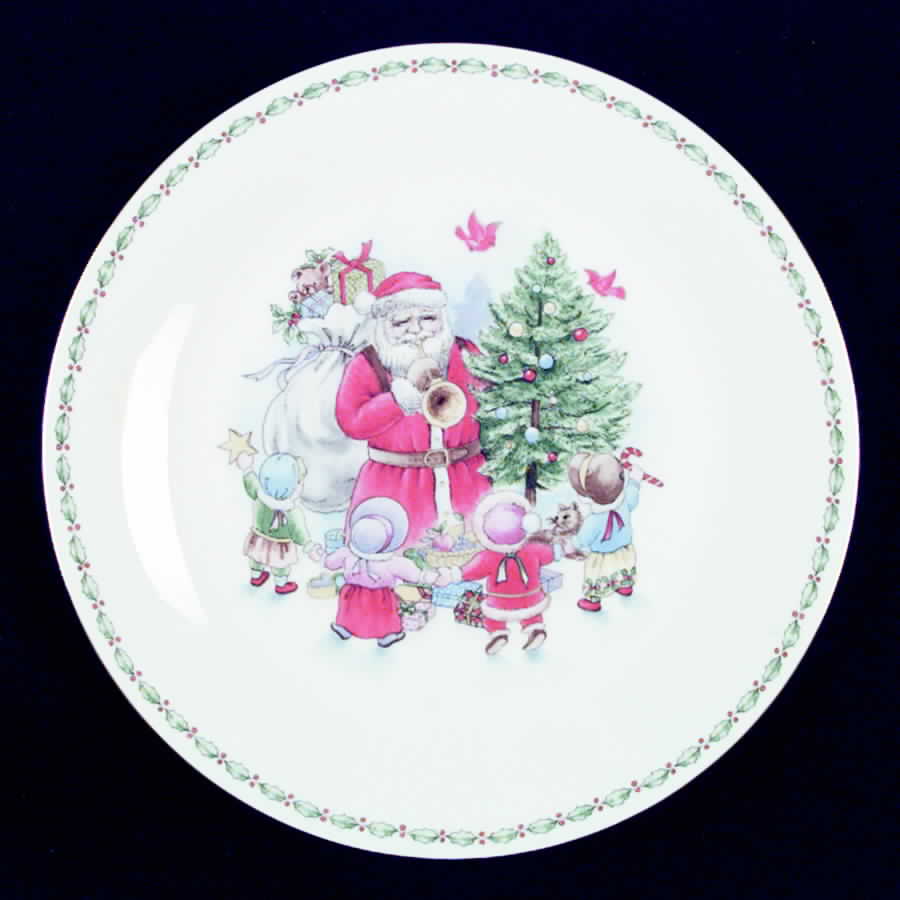 Jolly St. Nick Dinner Plate by Mikasa-1