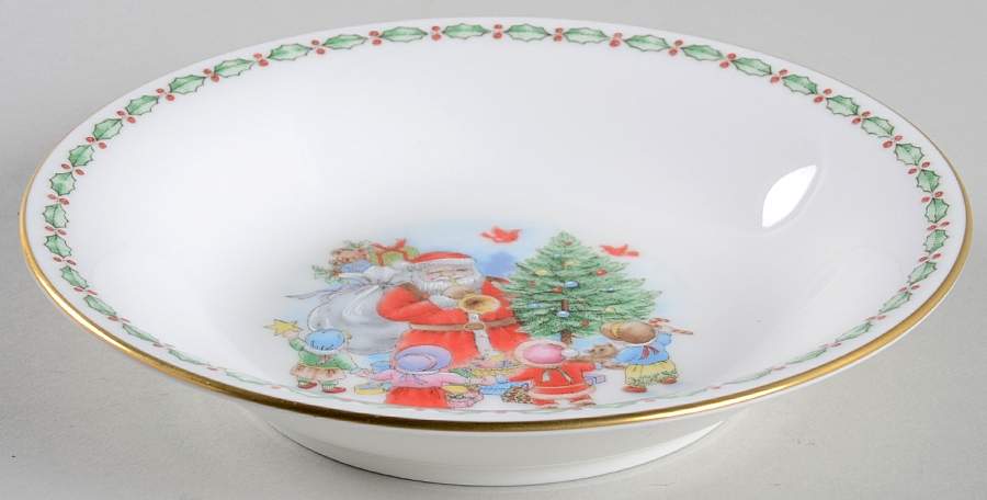 Jolly St. Nick Fruit/Dessert (Sauce) Bowl by Mikasa-1
