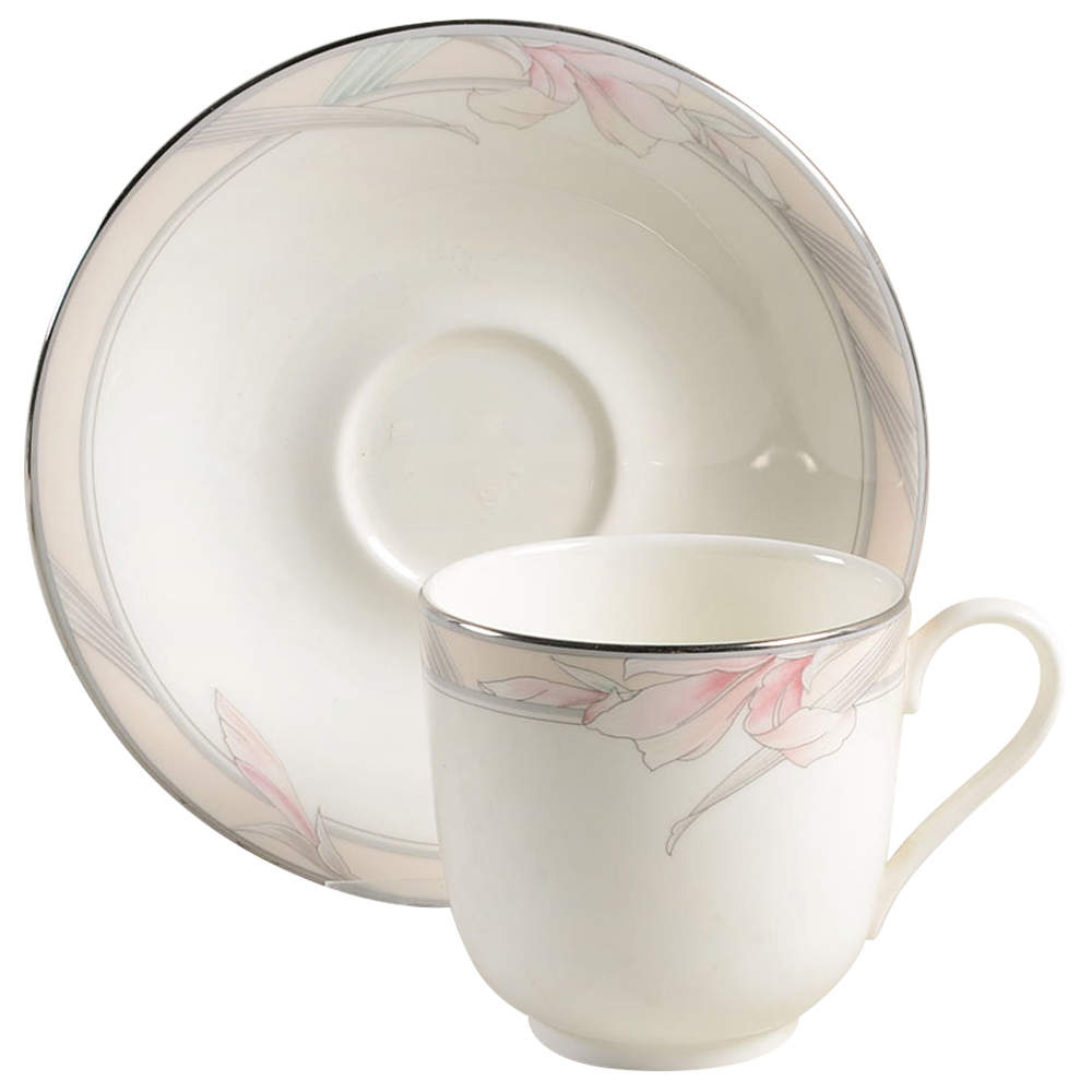 Joy Footed Cup & Saucer Set by Mikasa-1