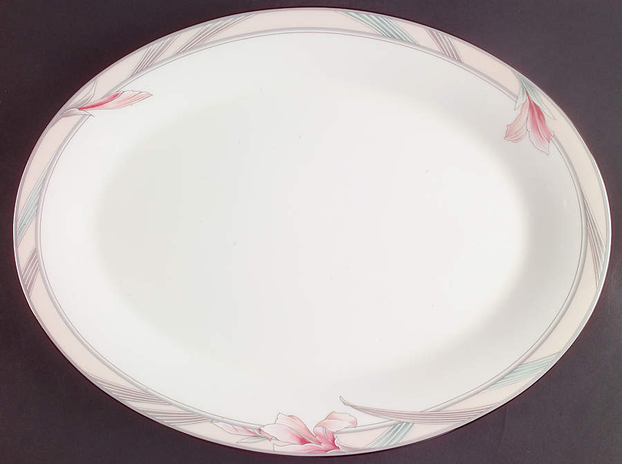 Joy 14" Oval Serving Platter by Mikasa-1