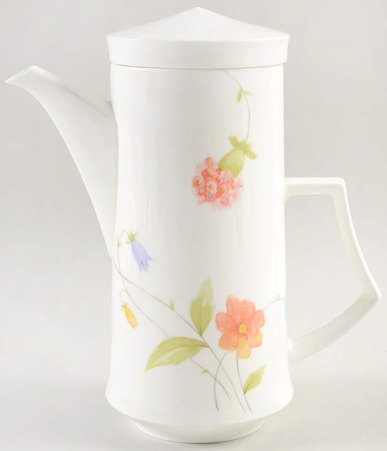 Just Flowers Coffee Pot & Lid by Mikasa-1