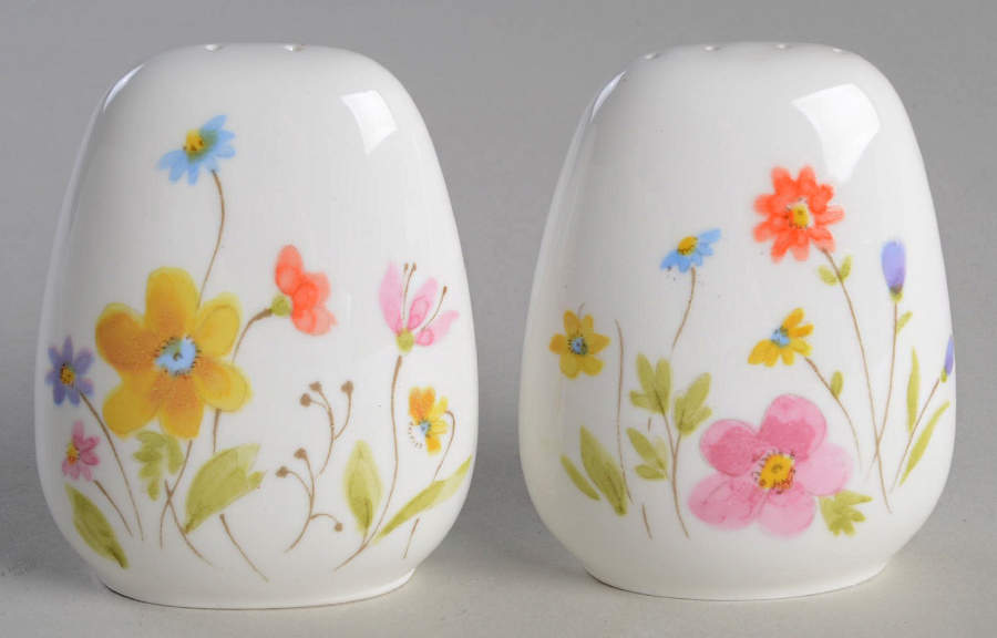 Just Flowers Salt & Pepper Set by Mikasa-1
