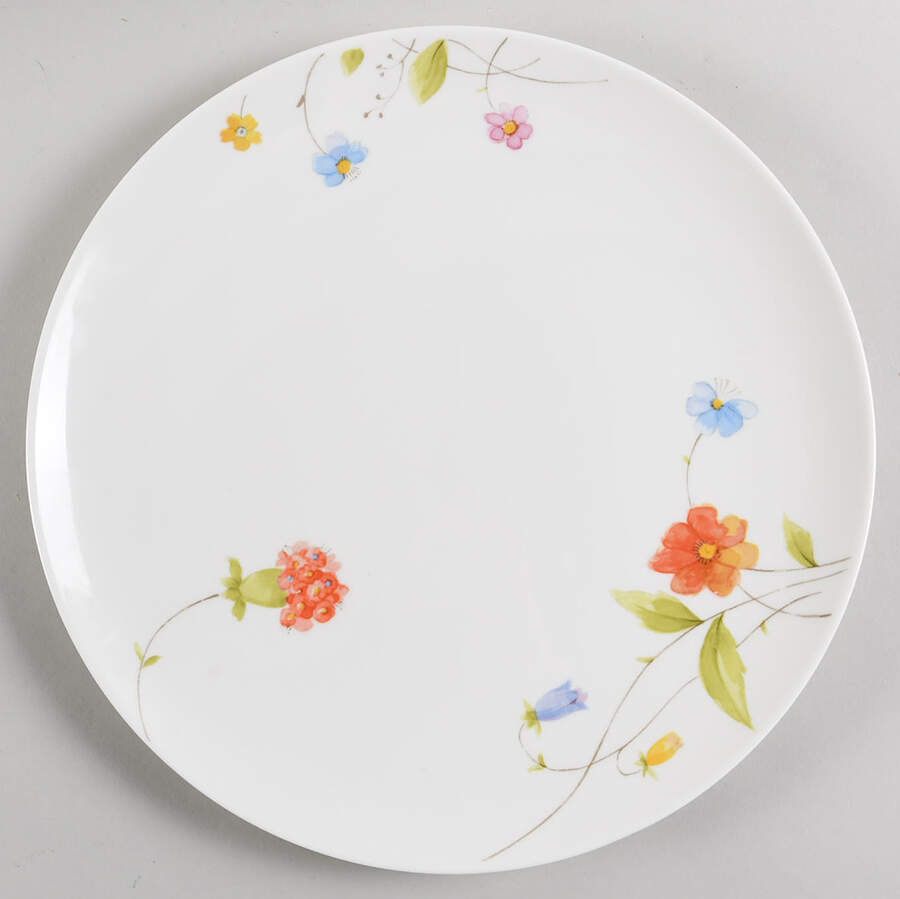 Just Flowers 12" Chop Plate (Round Platter) by Mikasa-1