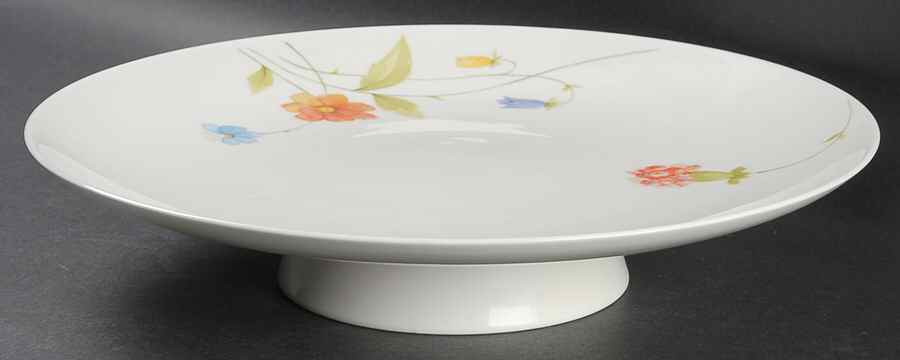 Just Flowers 12" Diameter Pedestal Cake Stand by Mikasa-1