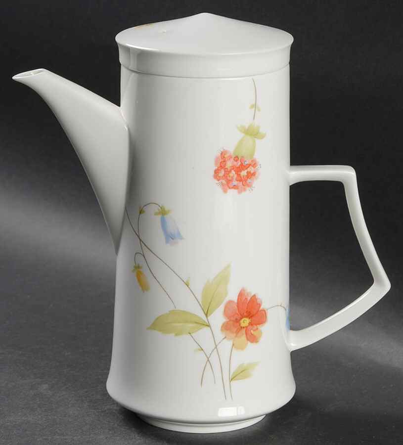 Just Flowers Mini Coffee Pot & Lid by Mikasa-1