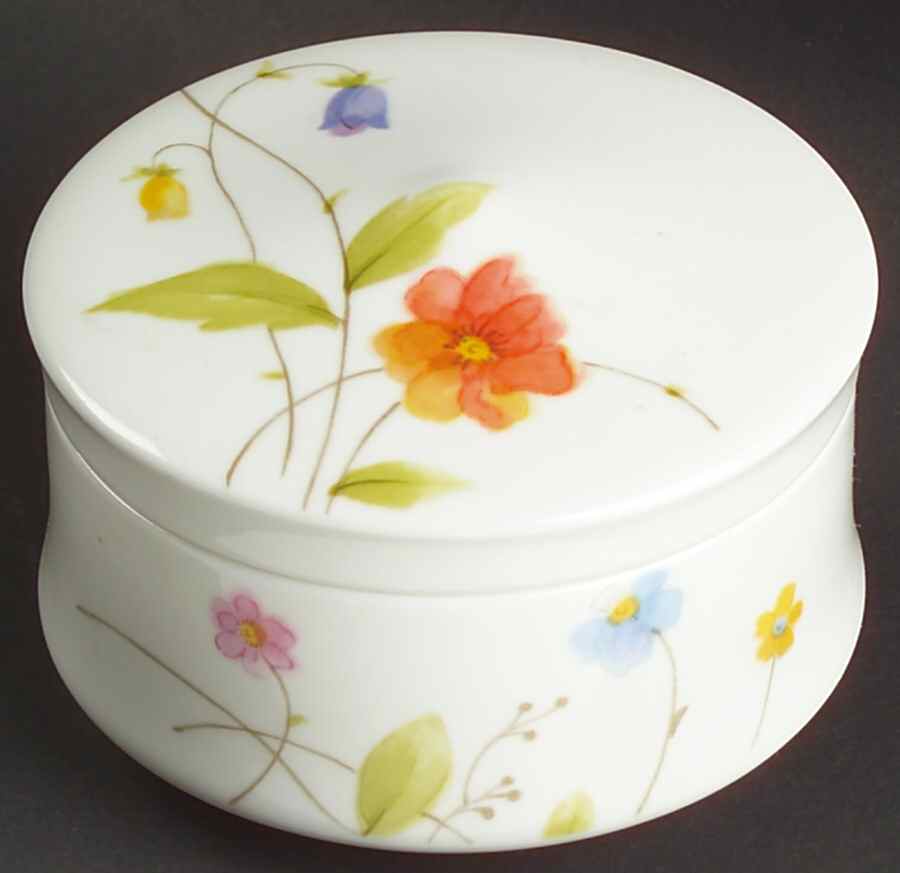 Just Flowers Mini Sugar Bowl & Lid by Mikasa-1