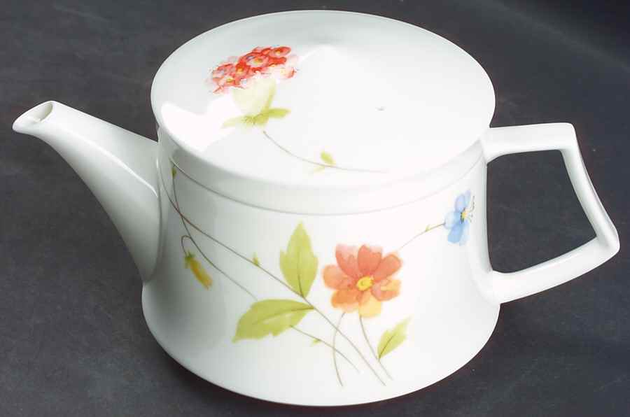 Just Flowers Mini Teapot & Lid by Mikasa-1
