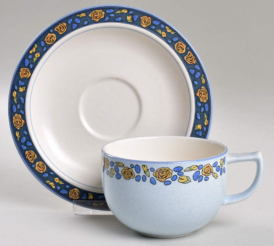 Julliard Flat Cup & Saucer Set by Mikasa-1