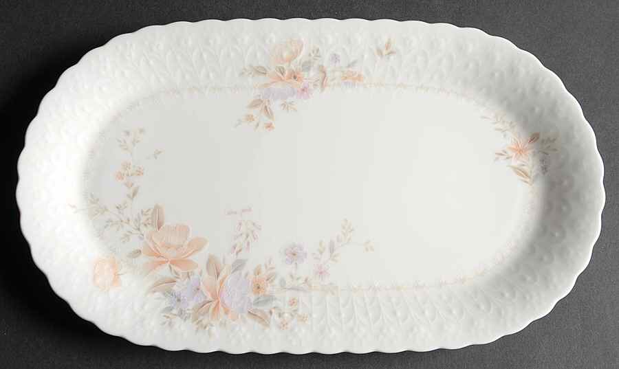 June Splendor 12" Oval Serving Platter by Mikasa-1