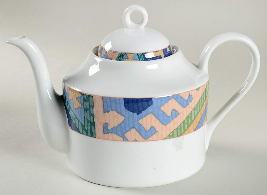 Karastan Teapot & Lid by Mikasa-1