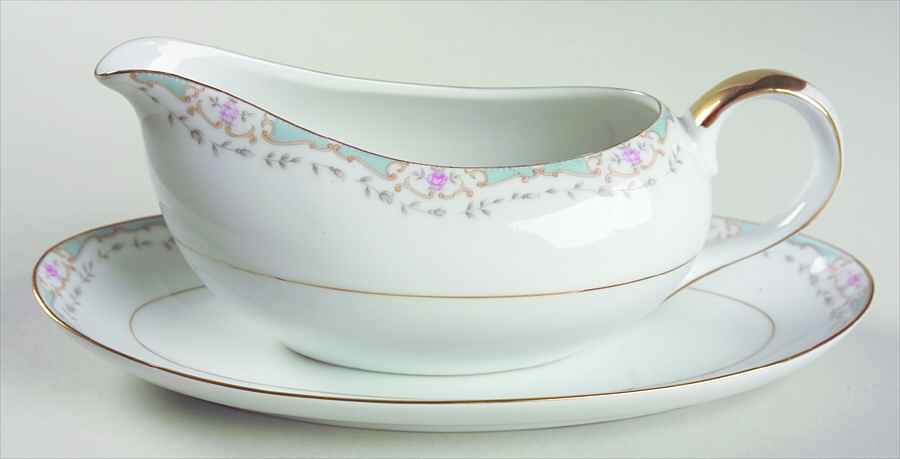 Kentwood Gravy Boat & Underplate by Mikasa-1