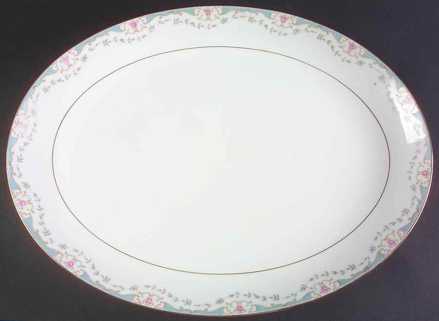 Kentwood 16" Oval Serving Platter by Mikasa-1
