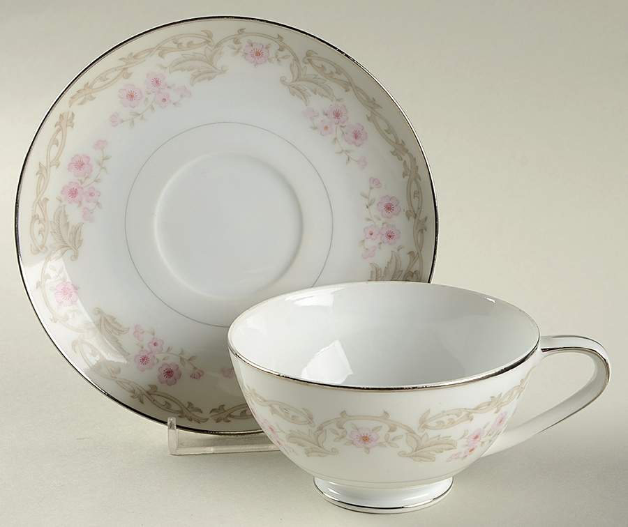Ken Wood Footed Cup & Saucer Set by Mikasa-1