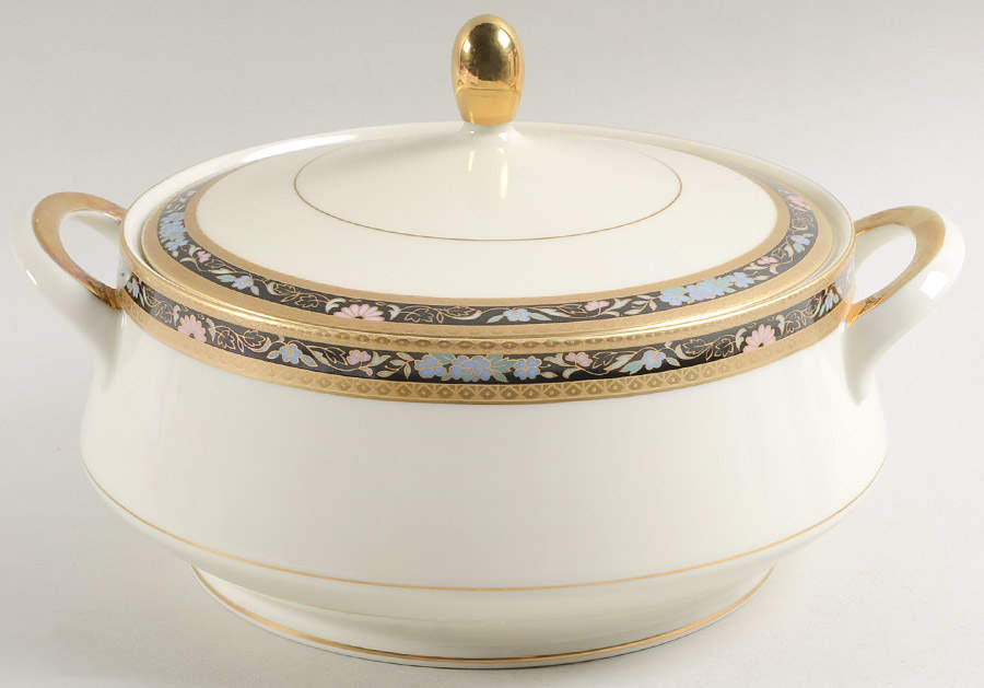 King's Gold Round Covered Vegetable by Mikasa-1
