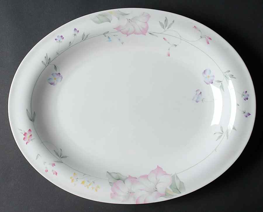 Kimberly 14" Oval Serving Platter by Mikasa-1