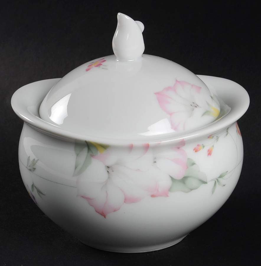 Kimberly Sugar Bowl & Lid by Mikasa-1