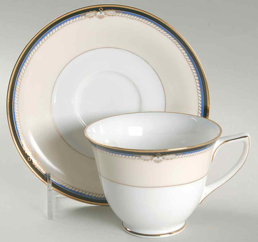 Kingsrow Footed Cup & Saucer Set by Mikasa-1