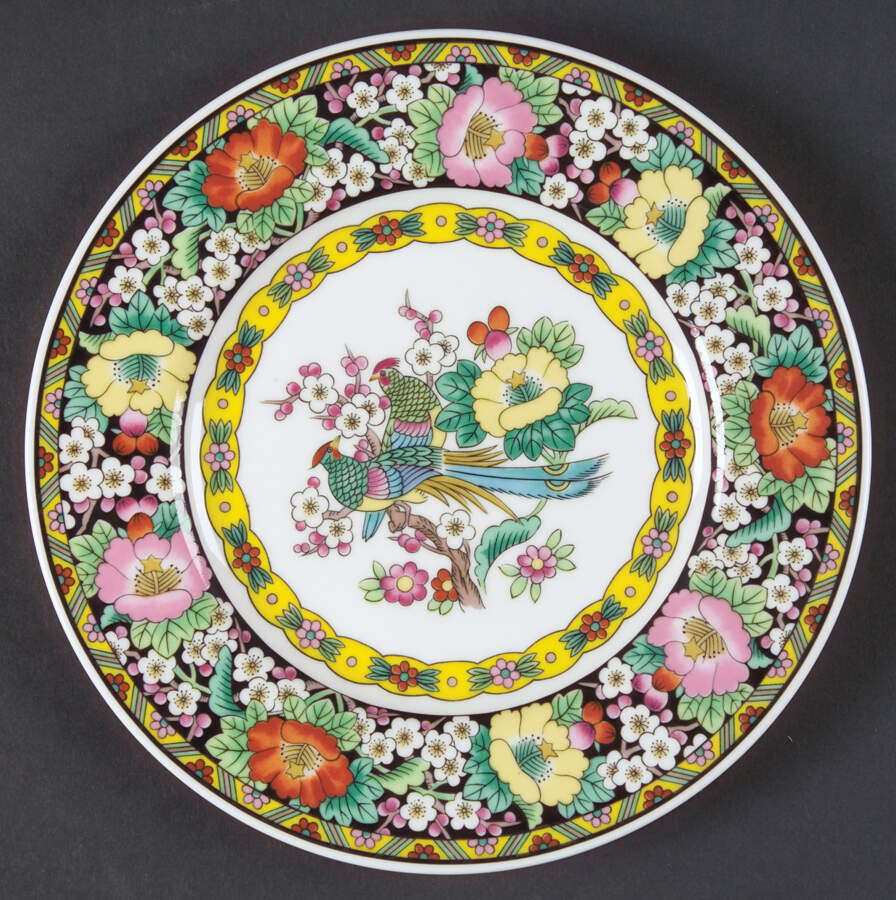 Kutani Bird Bread & Butter Plate by Mikasa-1