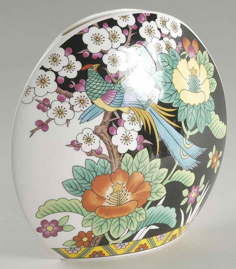 Kutani Bird 7" Vase by Mikasa-1