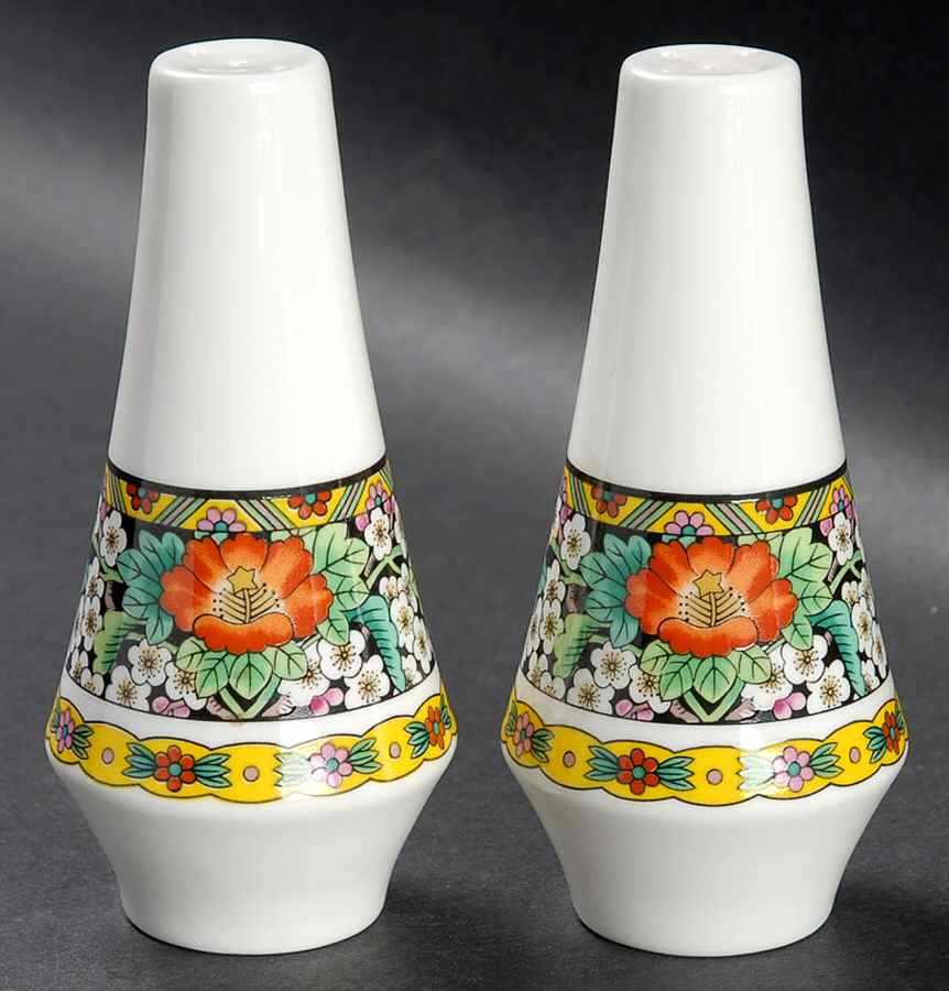 Kutani Bird Salt & Pepper Set by Mikasa-1