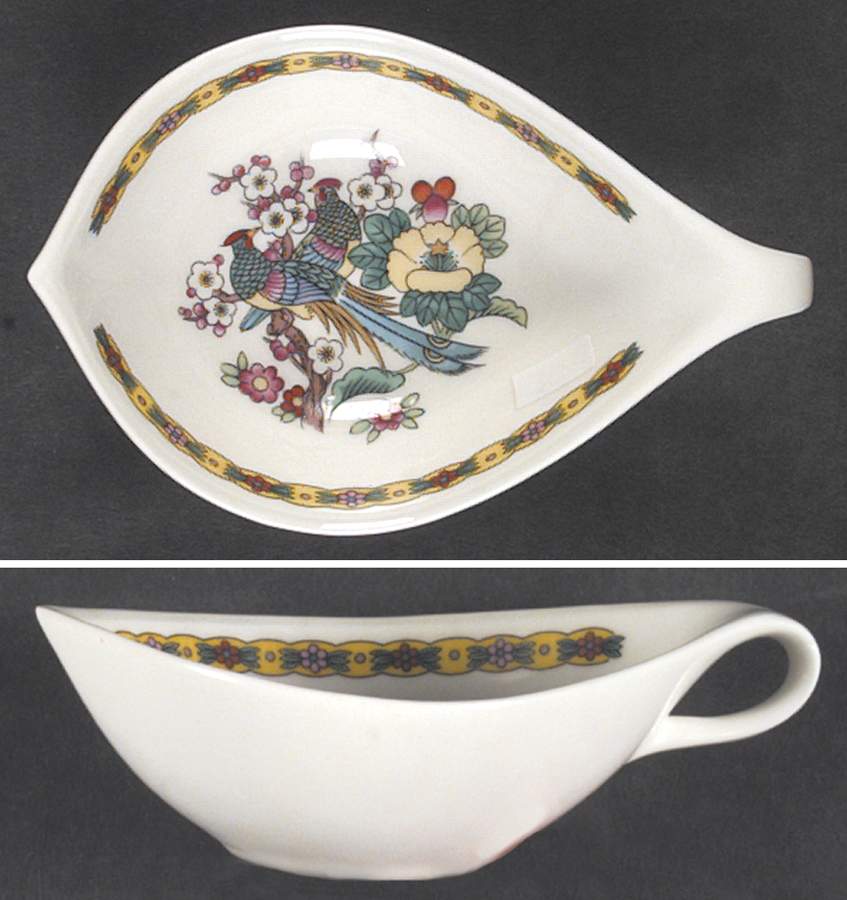 Kutani Bird Nut Dish by Mikasa-1