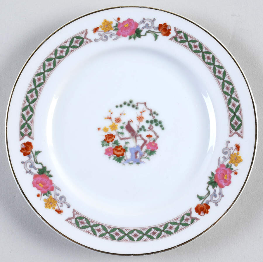 Kutani Branch Bread & Butter Plate by Mikasa-1
