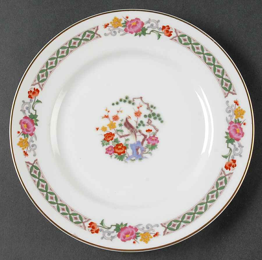 Kutani Branch Salad Plate by Mikasa-1