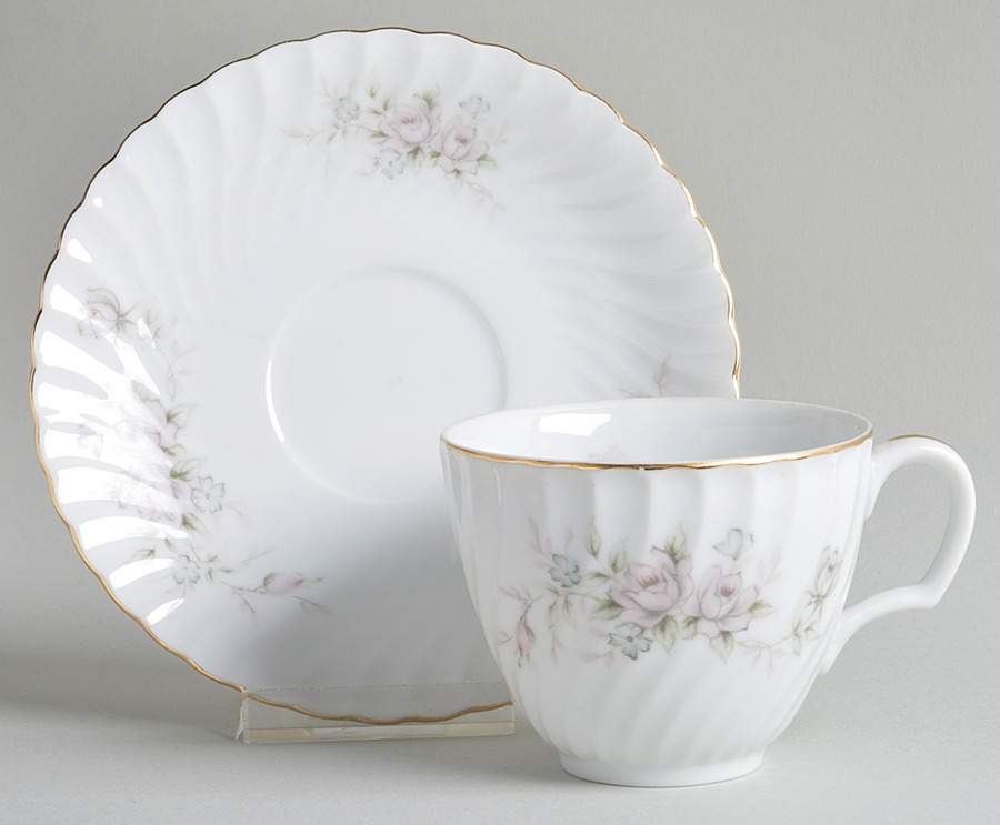 Lady Cynthia Flat Cup & Saucer Set by Mikasa-1