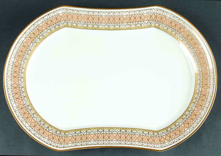 Lacerna 14" Oval Serving Platter by Mikasa-1