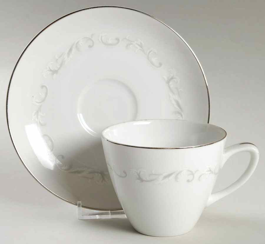 Ladue Flat Cup & Saucer Set by Mikasa-1