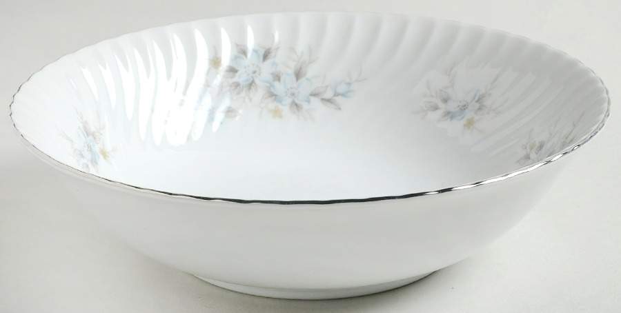 La Fleur Bleu 9" Round Vegetable Bowl by Mikasa-1