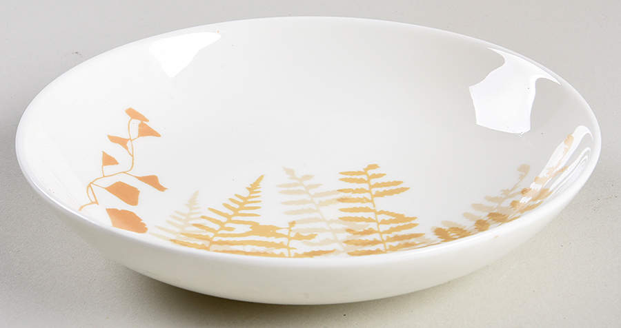 Lacy Fern Brown Fruit/Dessert (Sauce) Bowl by Mikasa-1