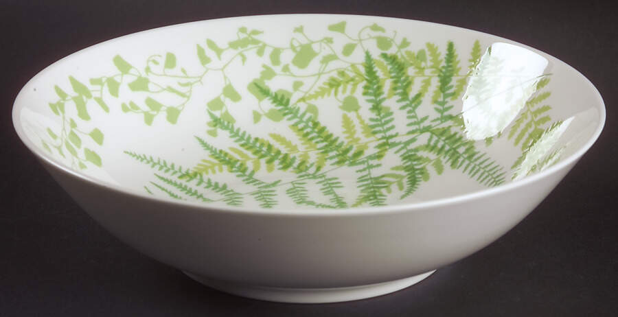Lacy Fern Green 8" Round Vegetable Bowl by Mikasa-1