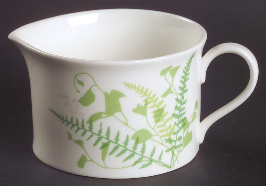 Lacy Fern Green Creamer by Mikasa-1