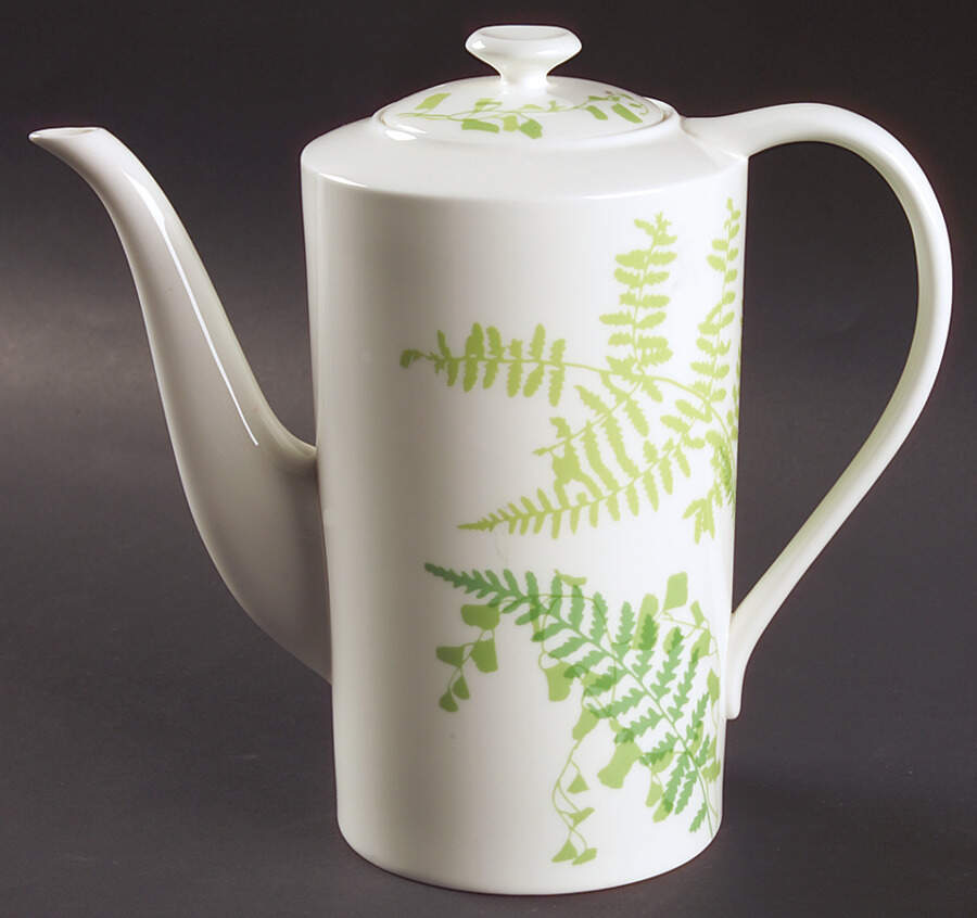 Lacy Fern Green Coffee Pot & Lid by Mikasa-1